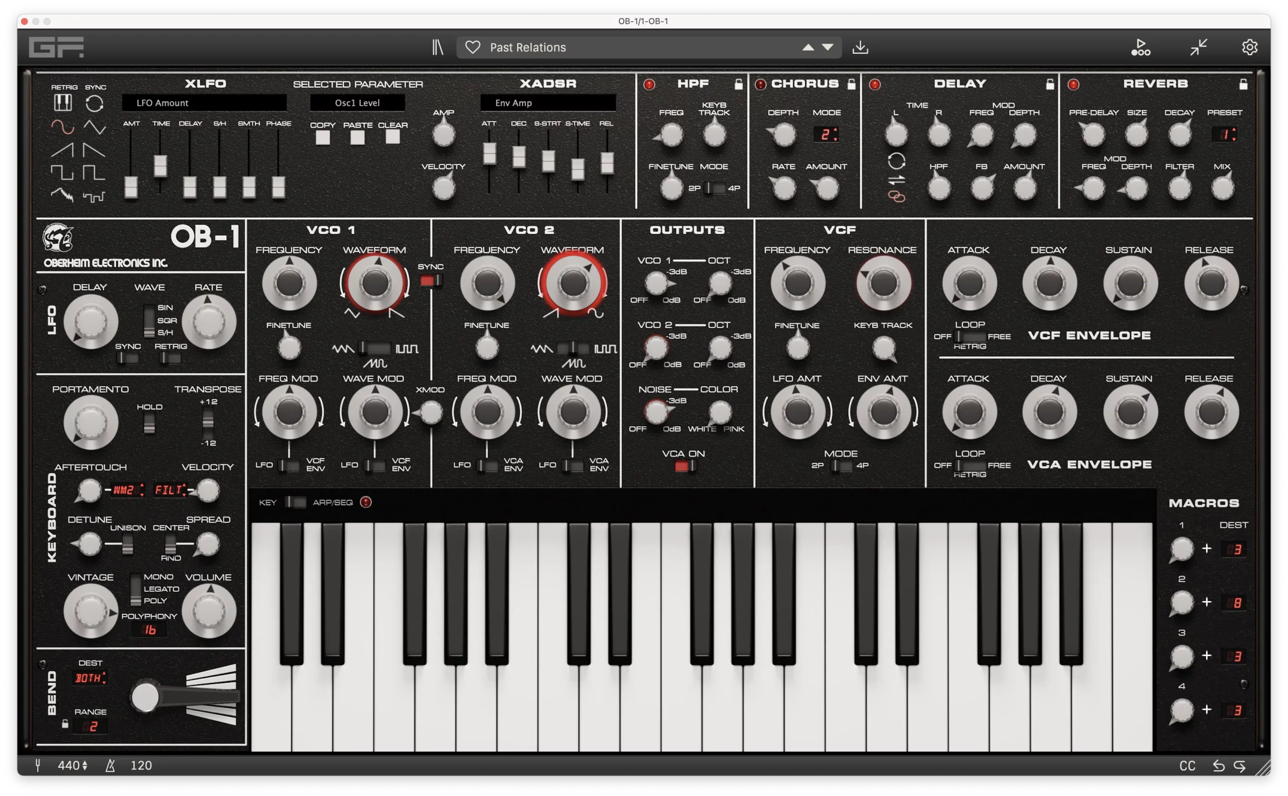 image of the Oberheim OB-1 plugin